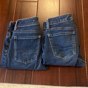 Like new LOT of 2 dream jeans from American Eagle